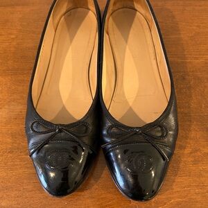 Chanel Black Ballet Flats SZ 41